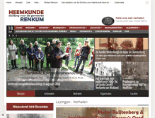 Tablet Screenshot of heemkunderenkum.nl